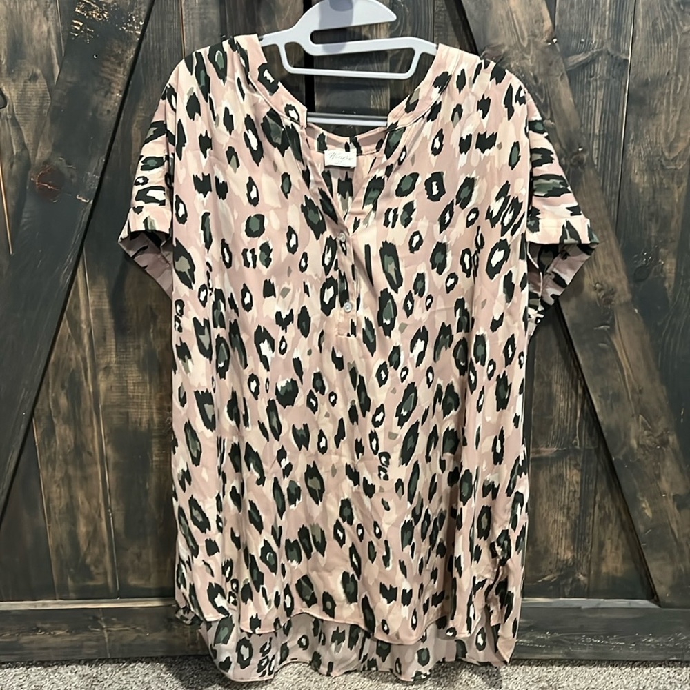 Quarter Button Blouse
